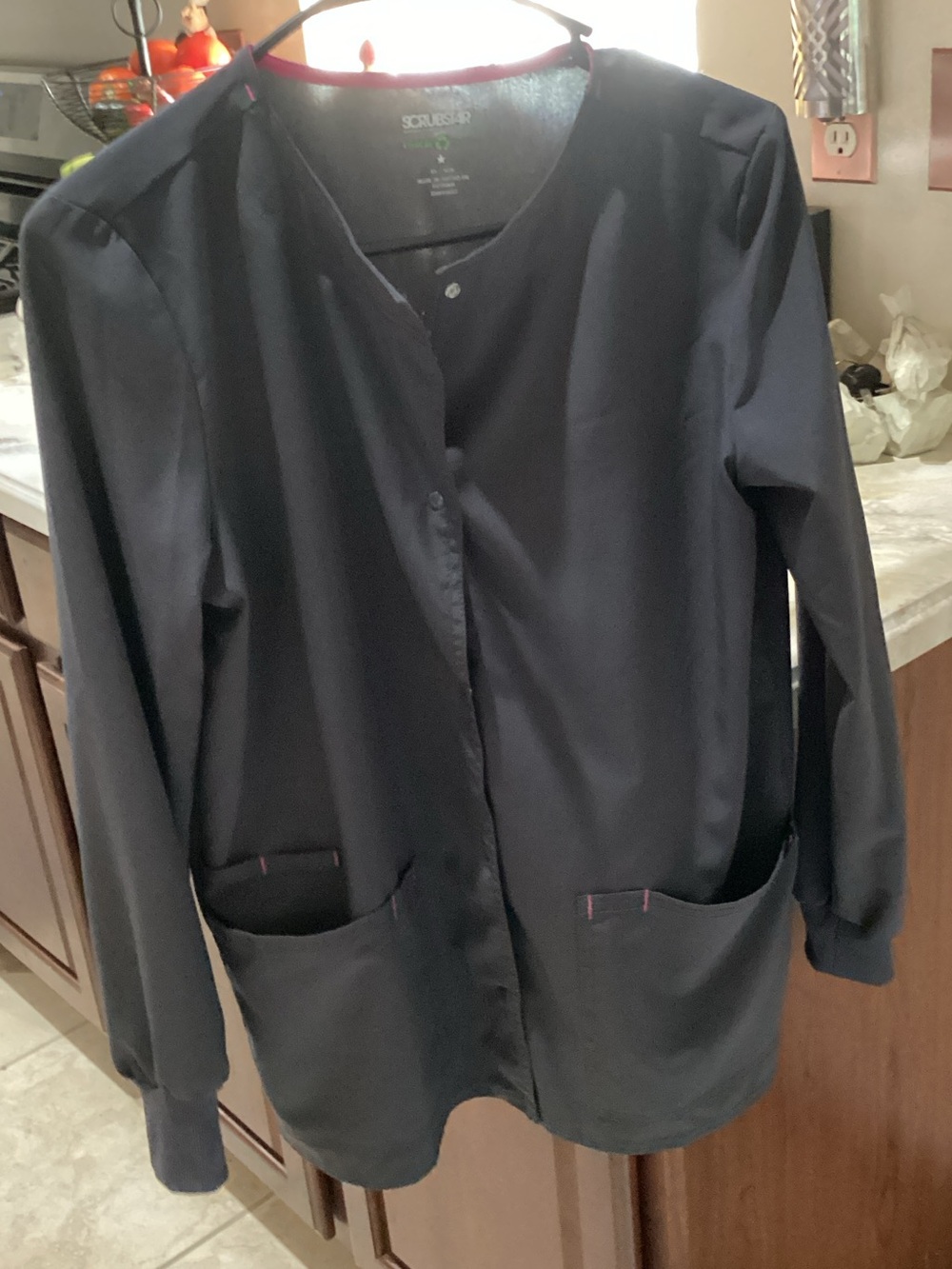 Scrubstar Gray Utility Medical Srubs Jacket with Front Pockets